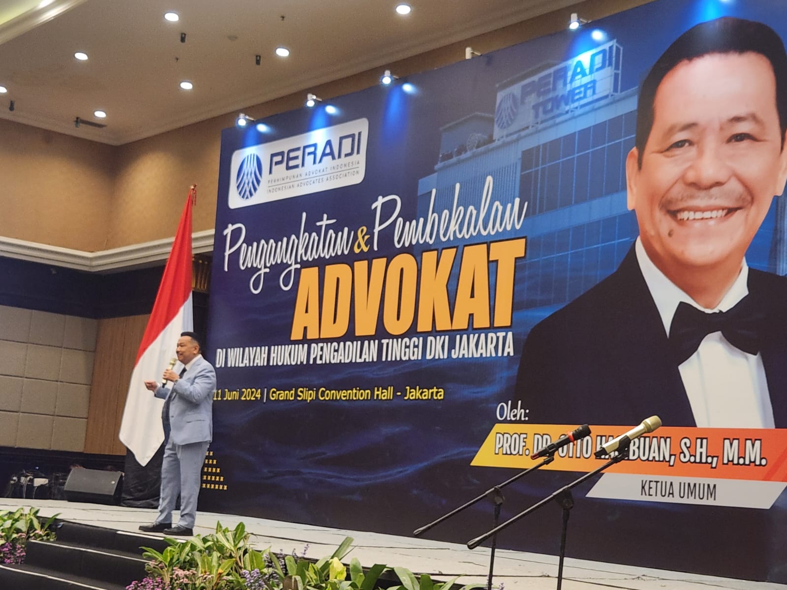 Ketum DPN Peradi Otto Hasibuan. 