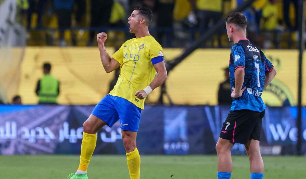 Cristiano Ronaldo saat masih membela Al-Nassr.