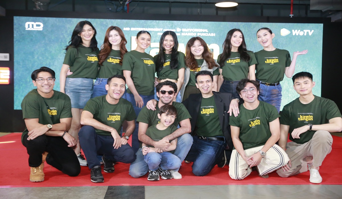 Konferensi pers serial WeTV Kawin Tangan