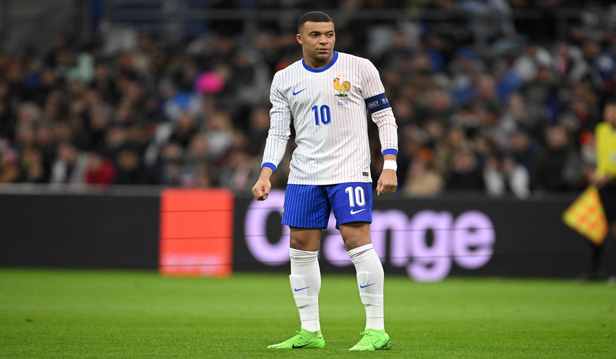 Kapten timnas Prancis Kylian Mbappe