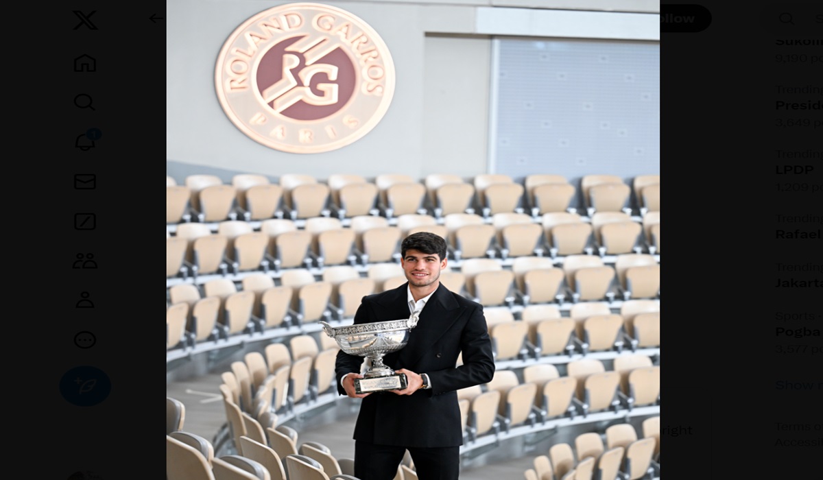 Petenis Spanyol Carlos Alcaraz