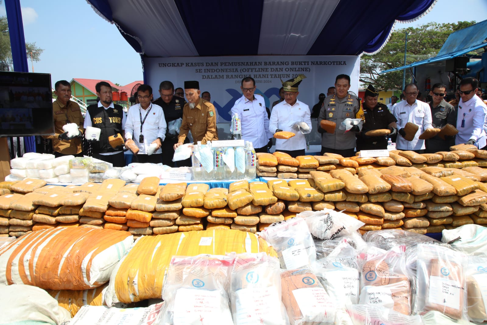 112 Kilogram Sabu Gagal Edar, 600 Ribu Jiwa Terselamatkan