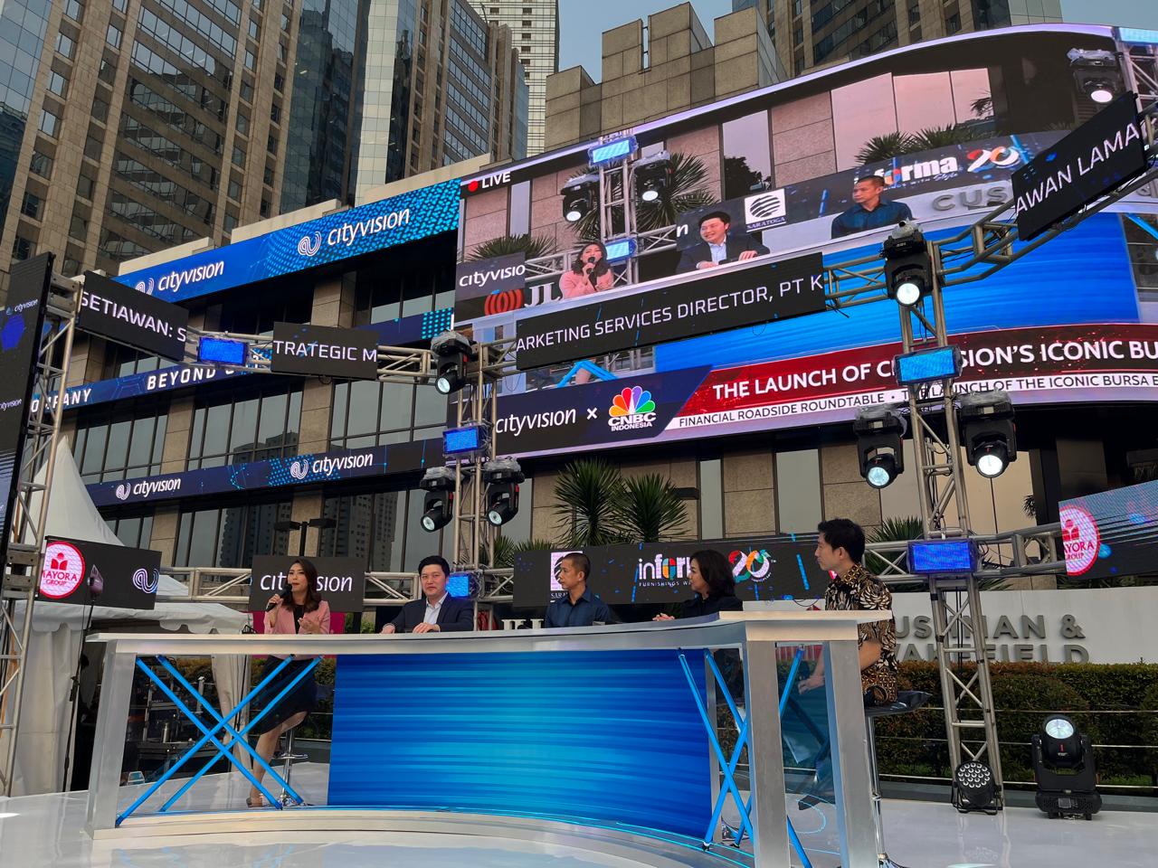 Maksimalkan Visibilitas, LED Ikonik Hadir di Gedung Bursa Efek Indonesia