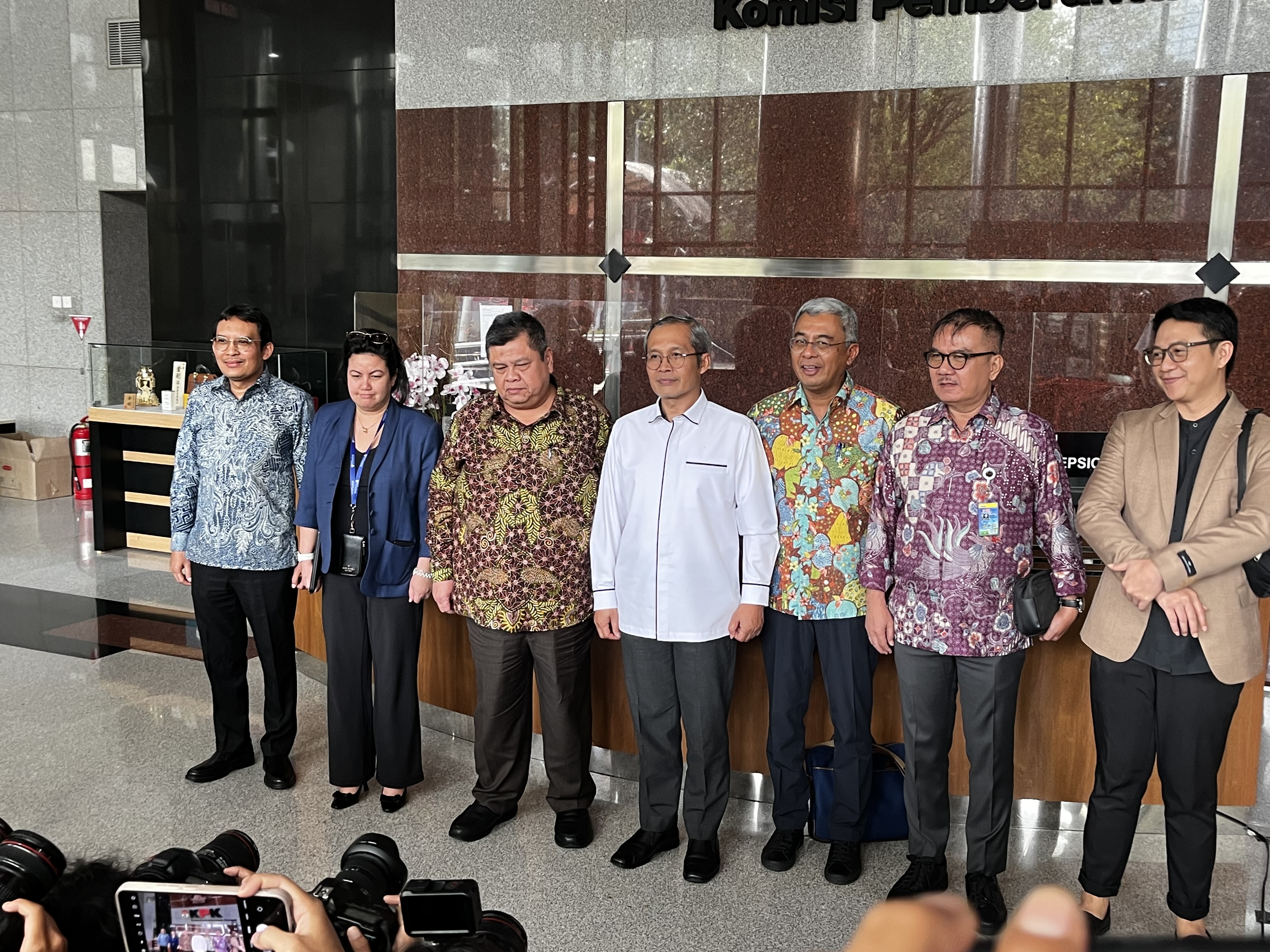 Audiensi antara pimpinan KPK dengan pansel capim dan dewas 