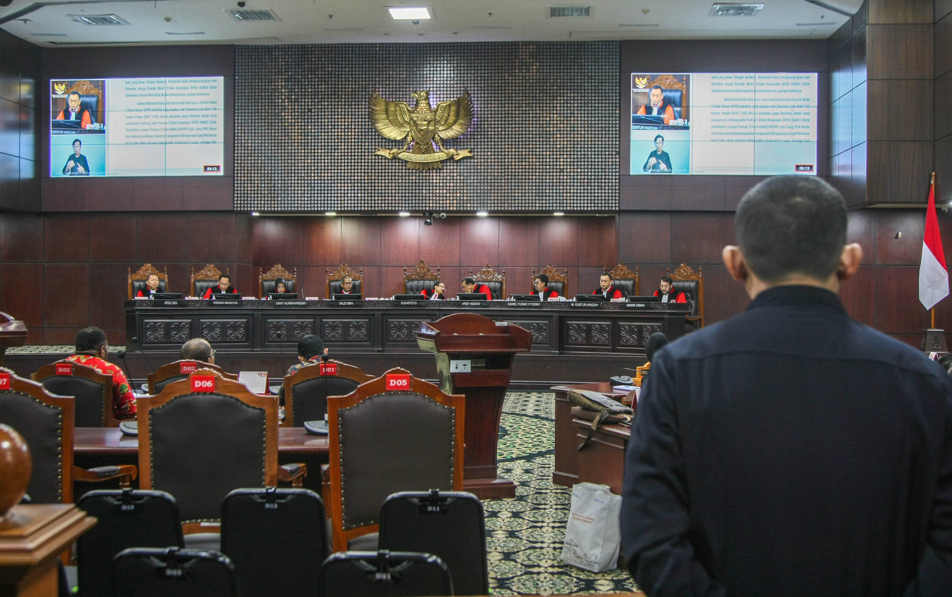 Sidang PHPU Pileg di MK