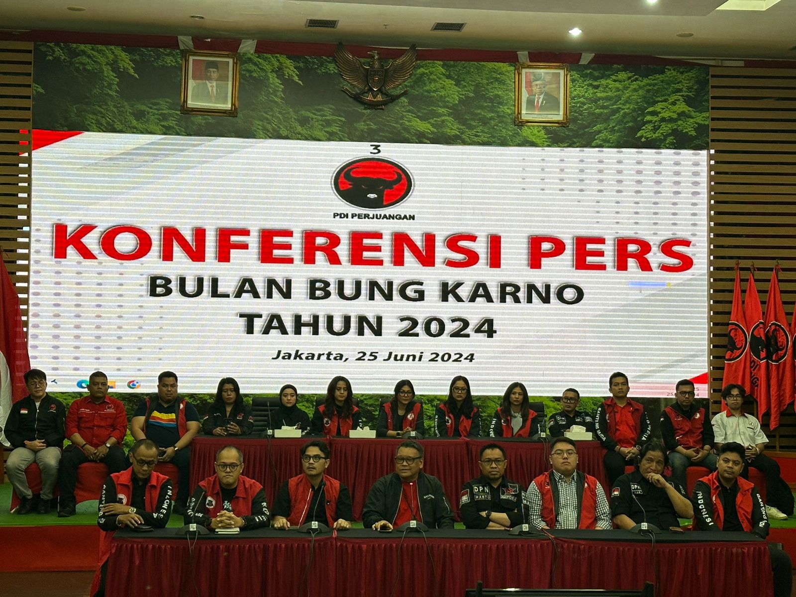 Konferensi pers persiapan Bulan Bung Karno