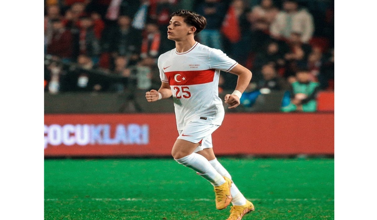 Penyerang timnas Turki Arda Guler