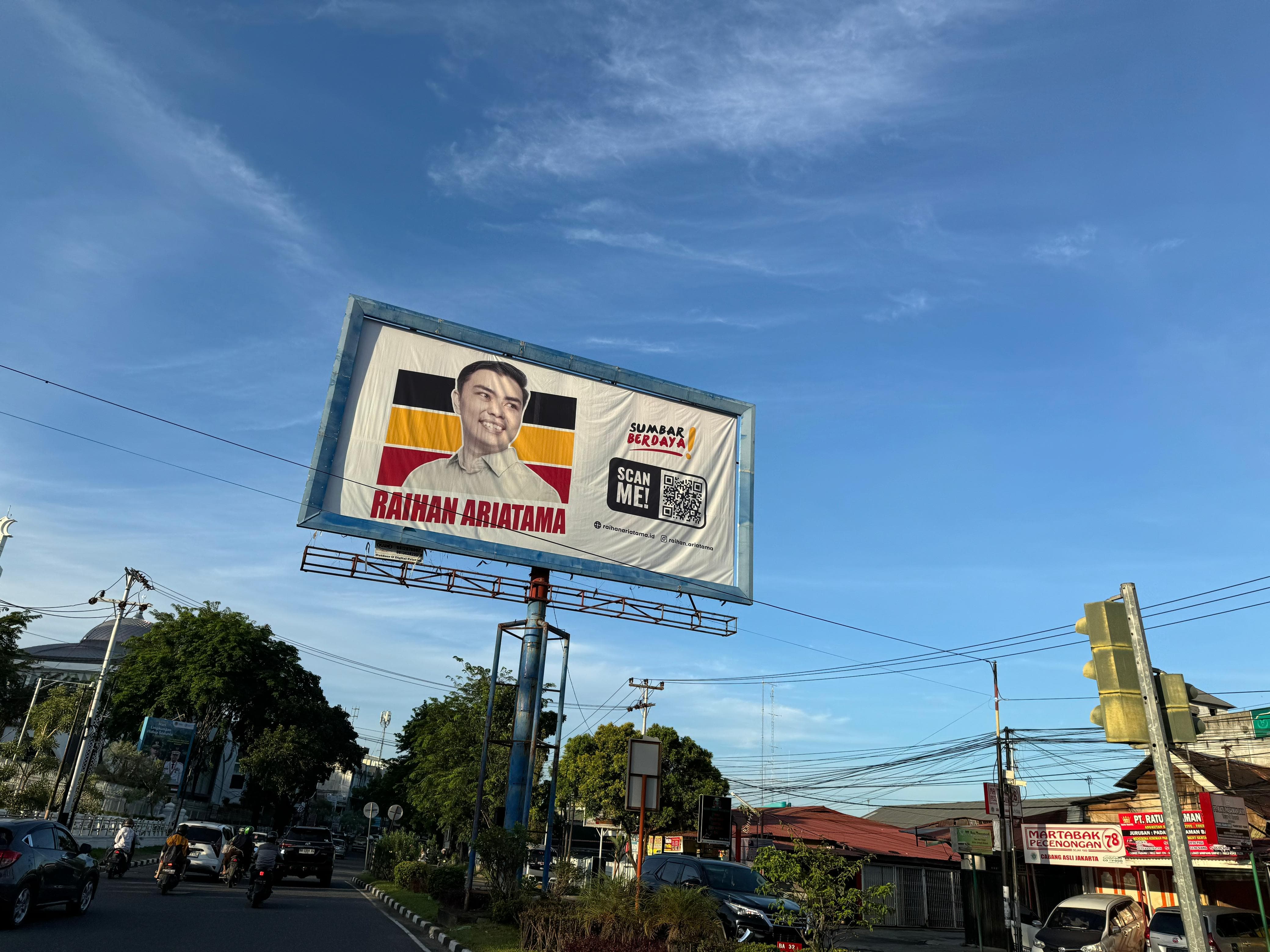 Sejumlah gambar baliho calon kepala daerah sudah mulai terpasang di sejumlah titik