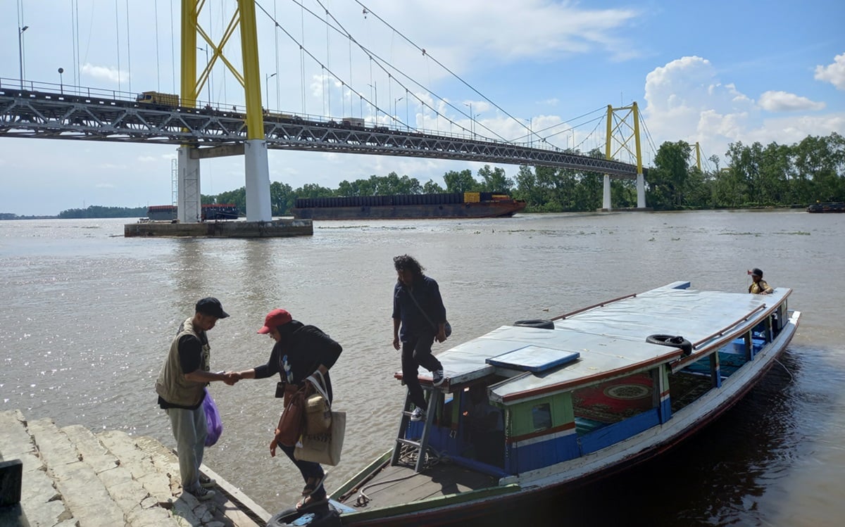 Ilustrasi Sungai Barito, Kalsel