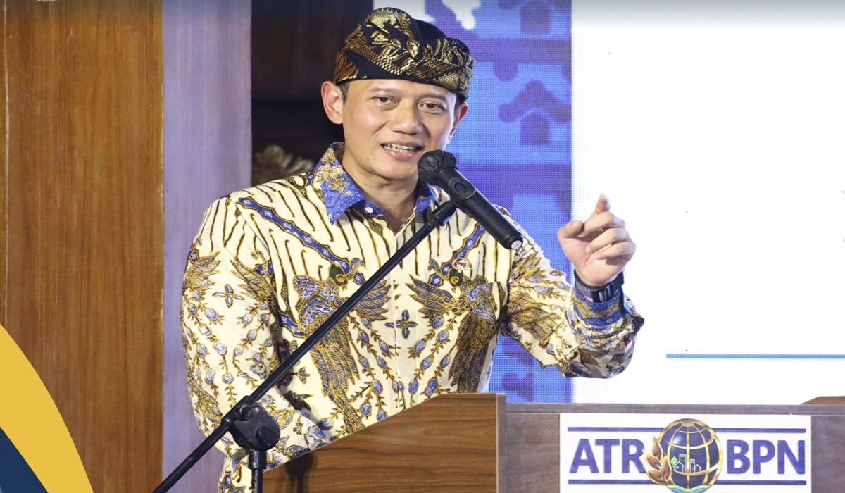 Menteri Agraria dan Tata Ruang (ATR) Agus Harimurti Yudhoyono (AHY)