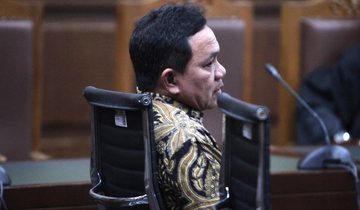 Terdakwa mantan Anggota III Badan Pemeriksa Keuangan (BPK) Achsanul Qosasi