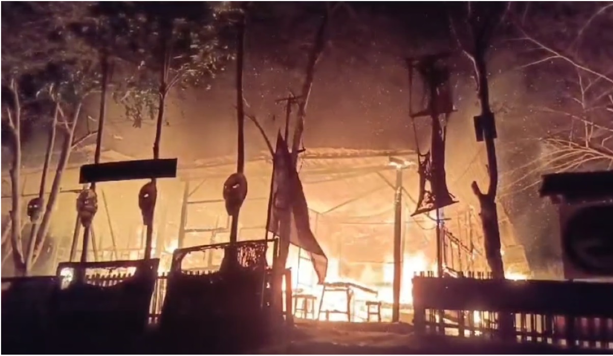 Kebakaran di Unsulbar.