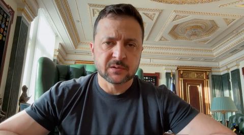 Presiden Ukraina, Volodymyr Zelensky,