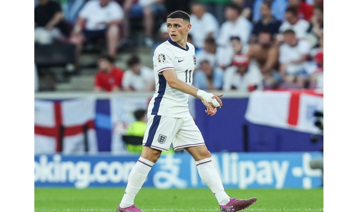 Gelandang timnas Inggris Phil Foden