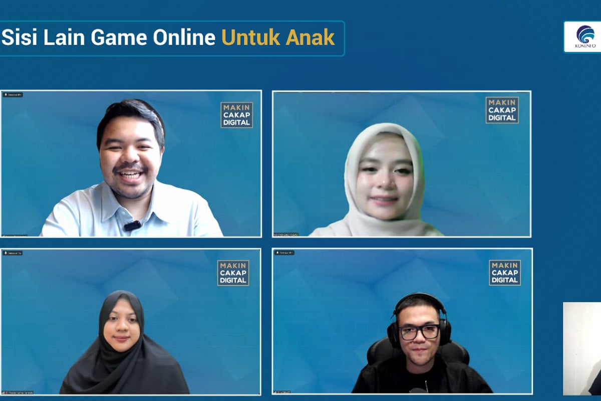 Webinar Obral Obrol Literasi Digital (OOTD) bertajuk 'Sisi Lain Game Online Untuk Anak'.