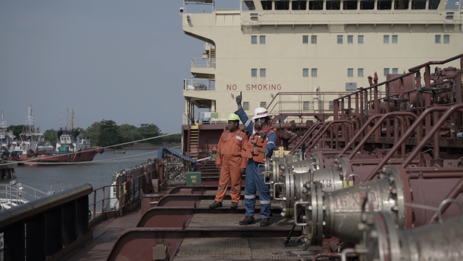 PT Kilang Pertamina Internasional sukses melakukan lifting perdana ekspor produk baru bahan bakal kapal, Marine Fuel Oil (MFO) Low Sulphur