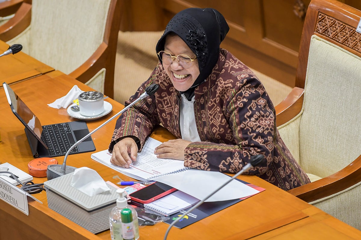 Menteri Sosial Tri Rismaharini.