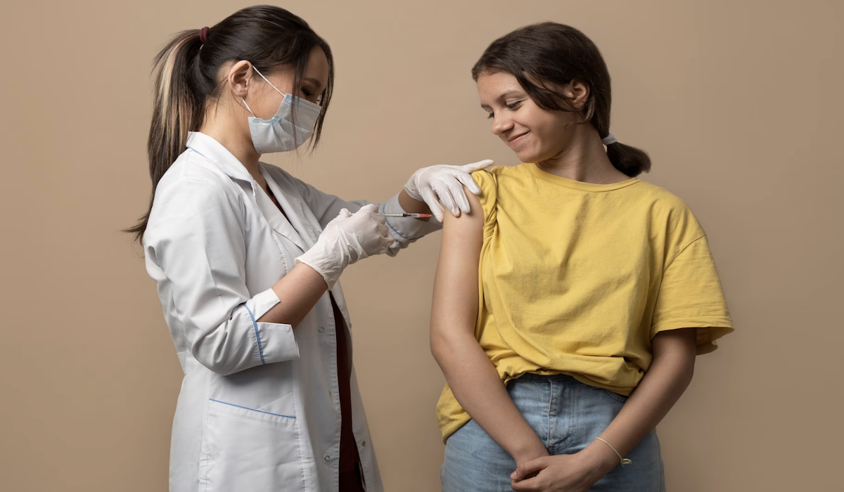 Ilustrasi vaksinasi bagi perempuan