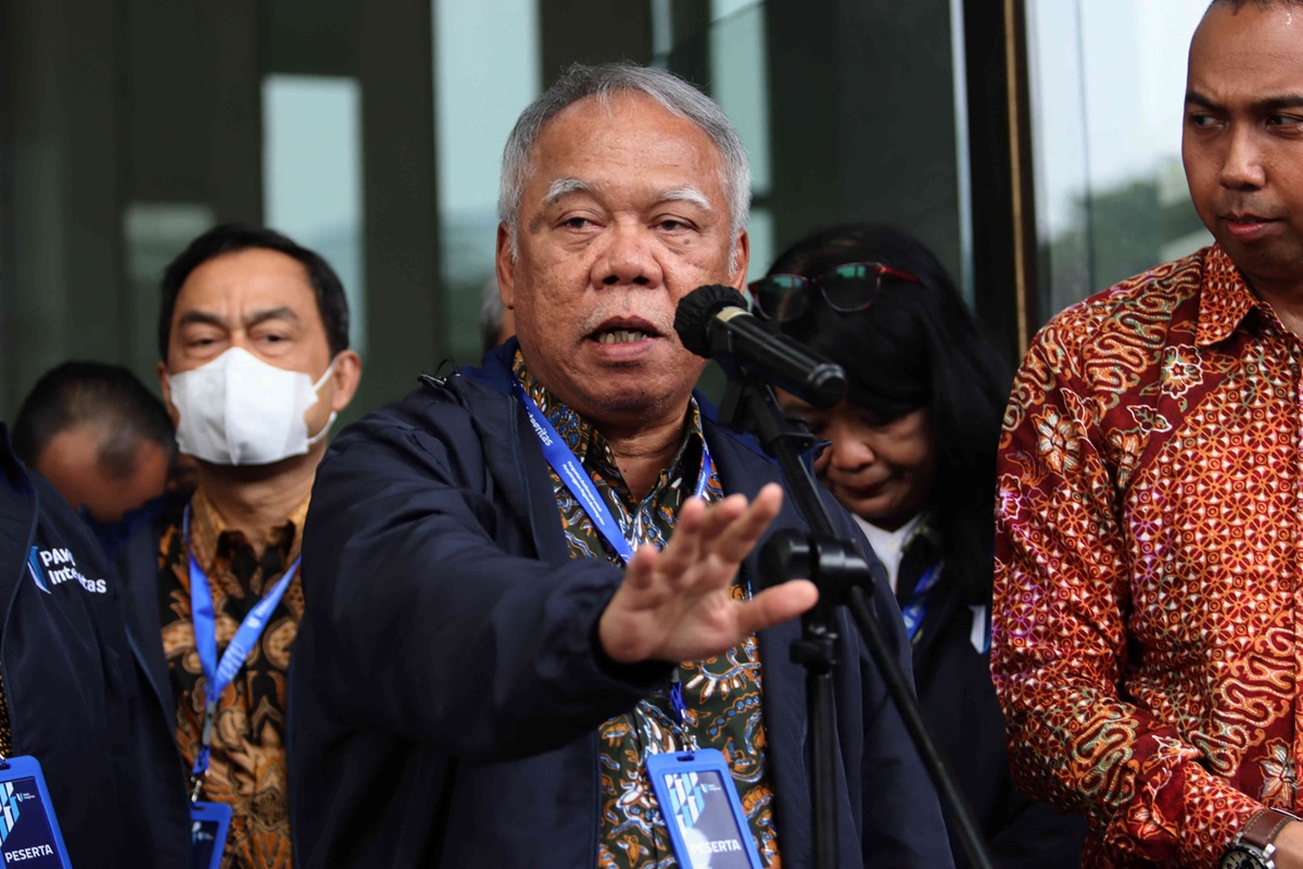 Menteri Pekerjaan Umum dan Perumahan Rakyat (PU-Pera) Basuki Hadimuljono