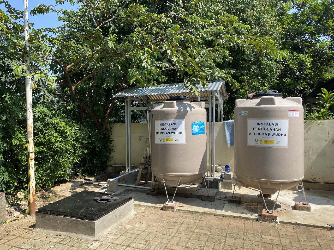 Sistem pengolahan air hujan yang dikembangkan Sekolah Ilmu Lingkungan UI