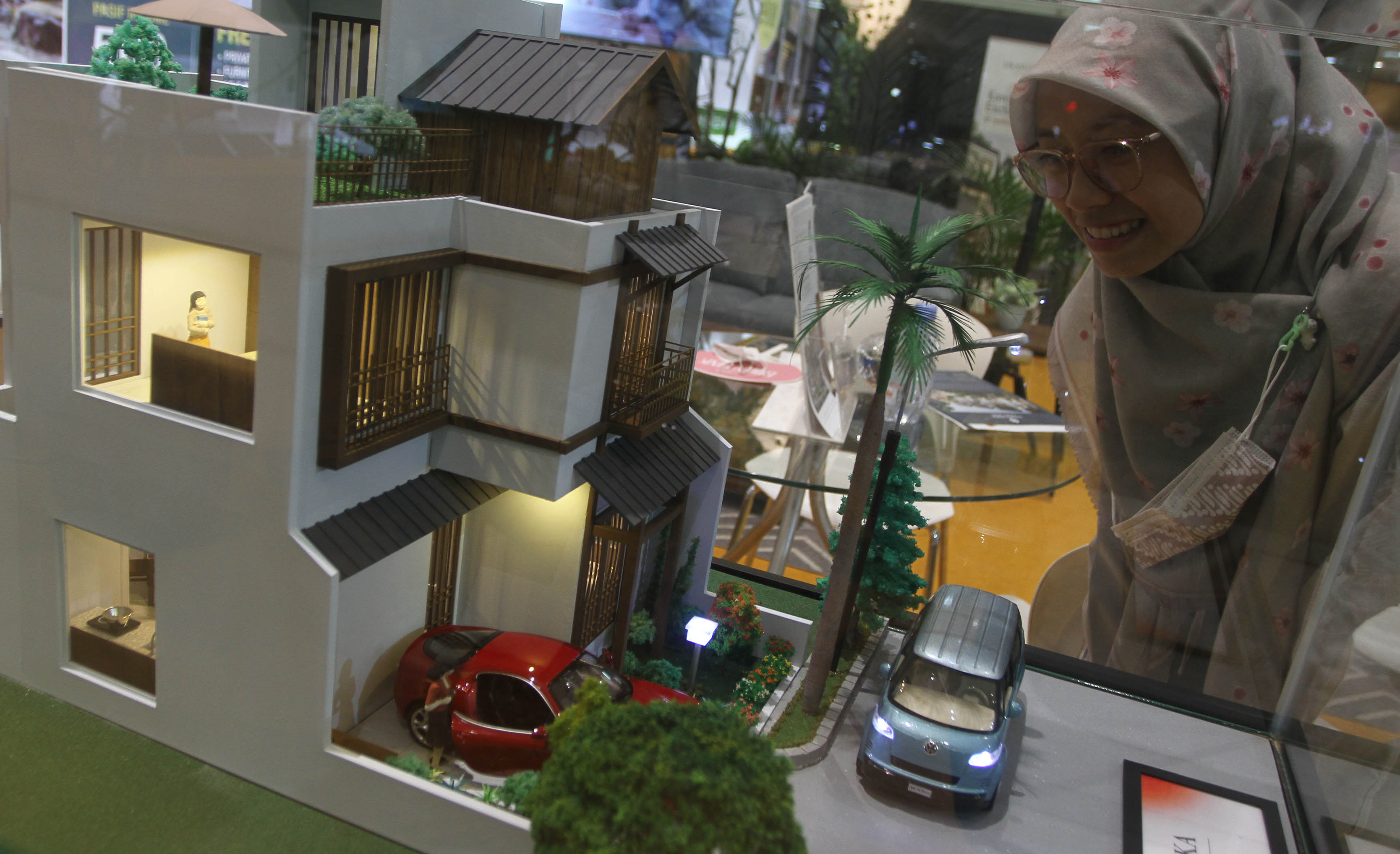 Properti Expo 2023 di Hall Malang Town Square, Jawa Timur, Jumat (17/3/2023).