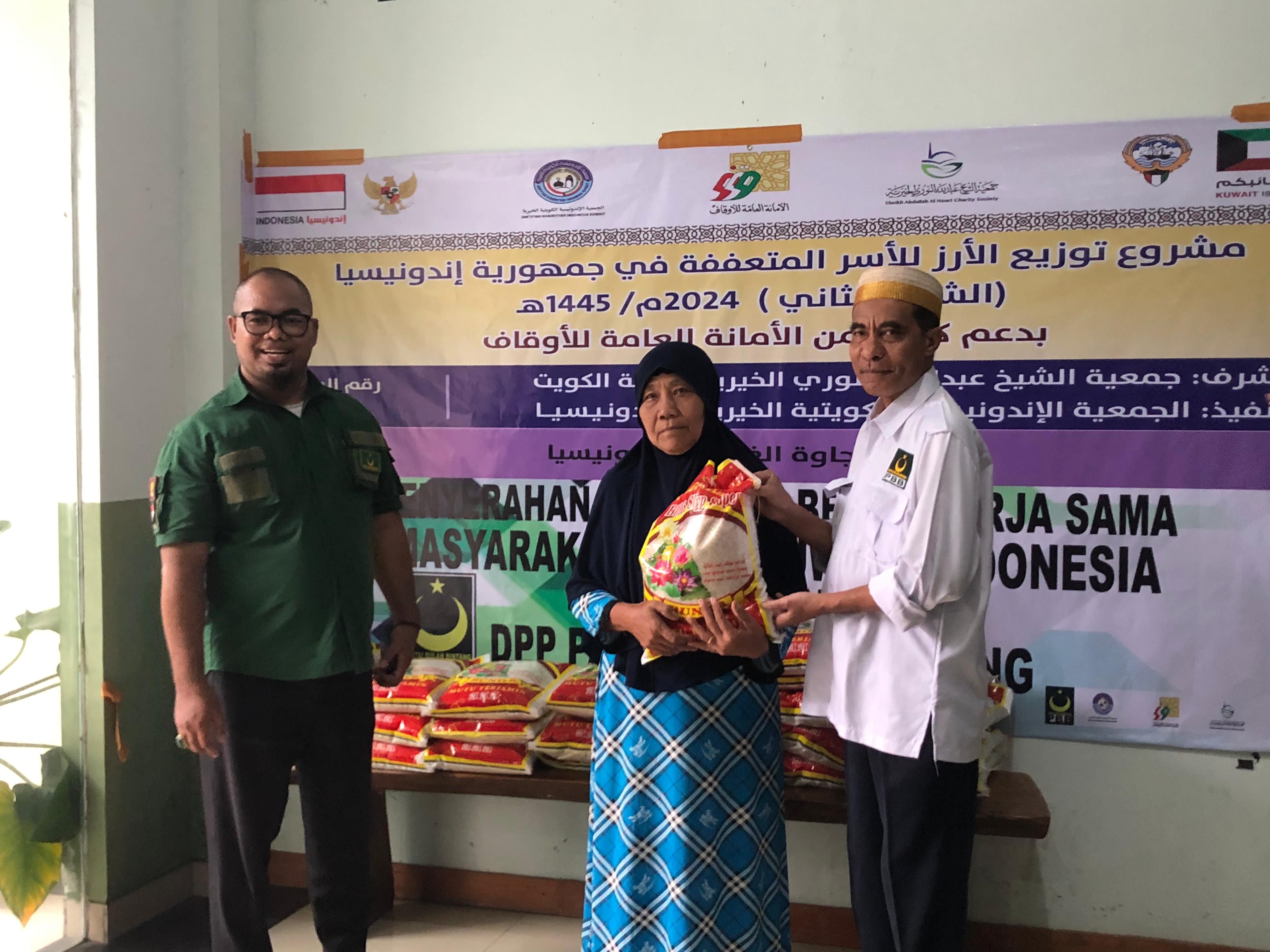 PBB salurkan bantuan 2,5 ton beras kepada 500 masyarakat Jakarta.