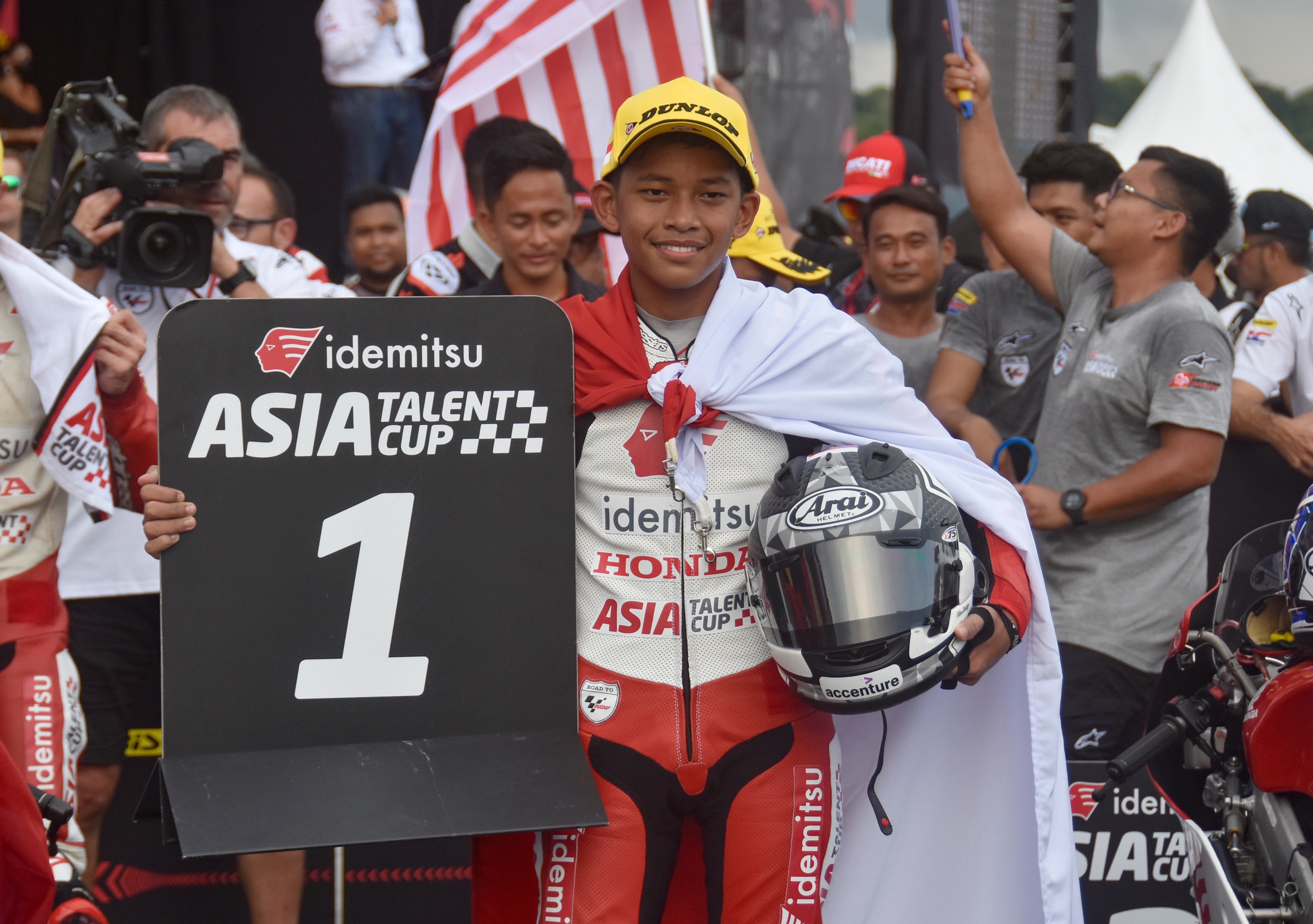 Pembalap muda Indonesia Veda Ega Pratama