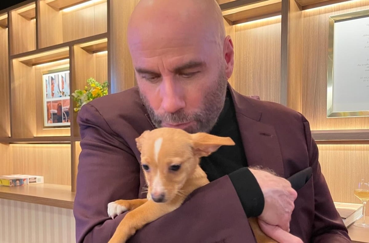 John Travolta mengungkapkan kenangan indah ketika keluarganya mengadopsi anjing bernama Peanut pada malam Academy Awards 2022.