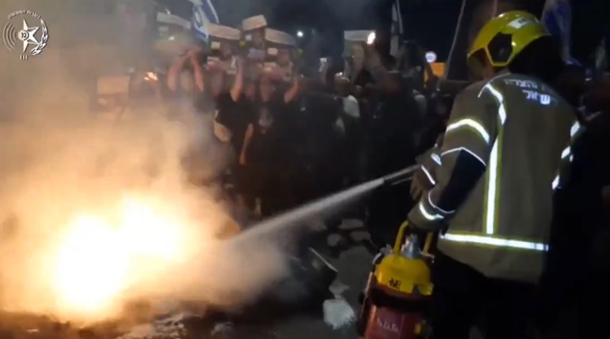 Demonstrasi di Tel Aviv