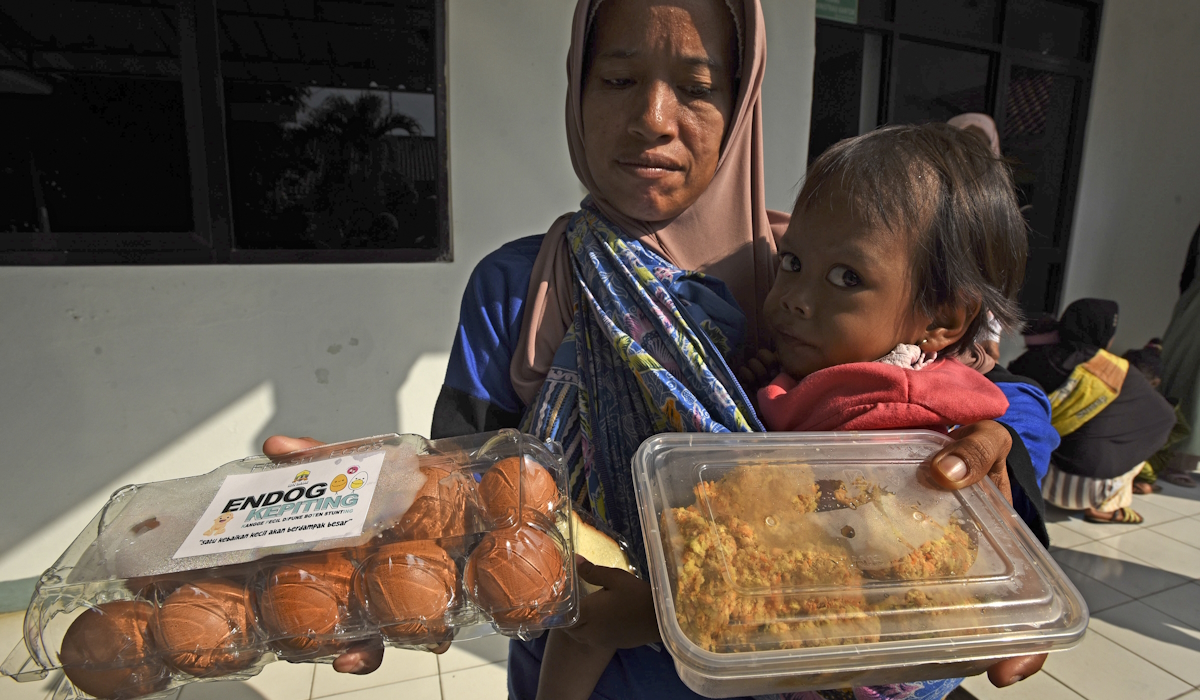Atasi Tengkes di Jakarta, Dharma Jaya Gencar Salurkan Makanan Sehat Ke Warga