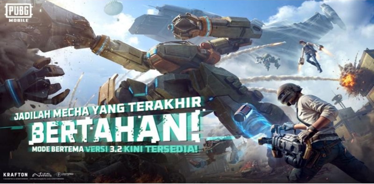 Pembaruan versi 3.2 PUBG Mobile dengan tema Mecha Fusion.