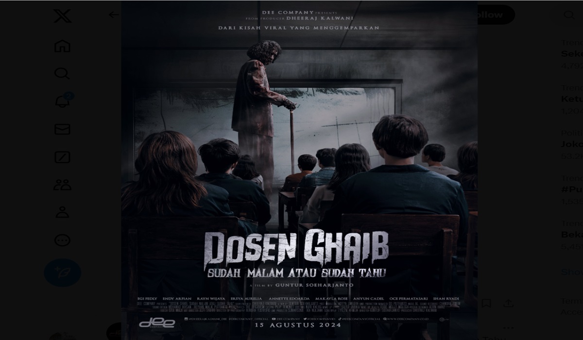 Poster film Dosen Ghaib: Sudah Malam atau Sudah Tahu