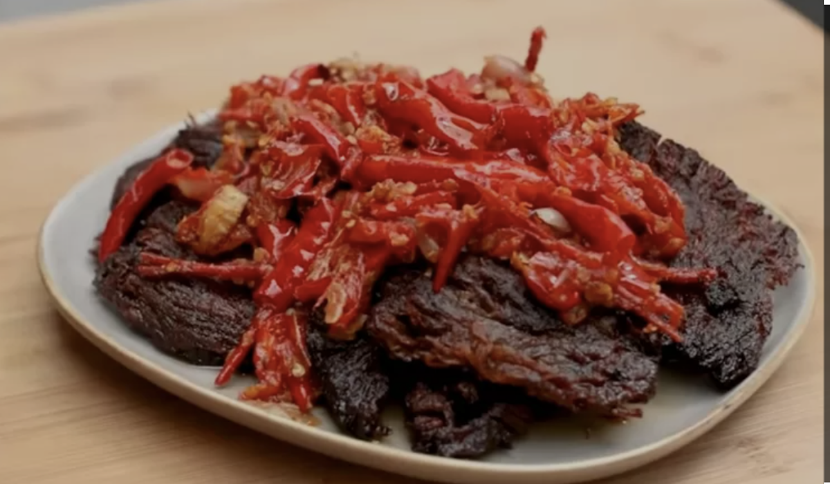Resep olahan daging sapi, dendeng Batokok