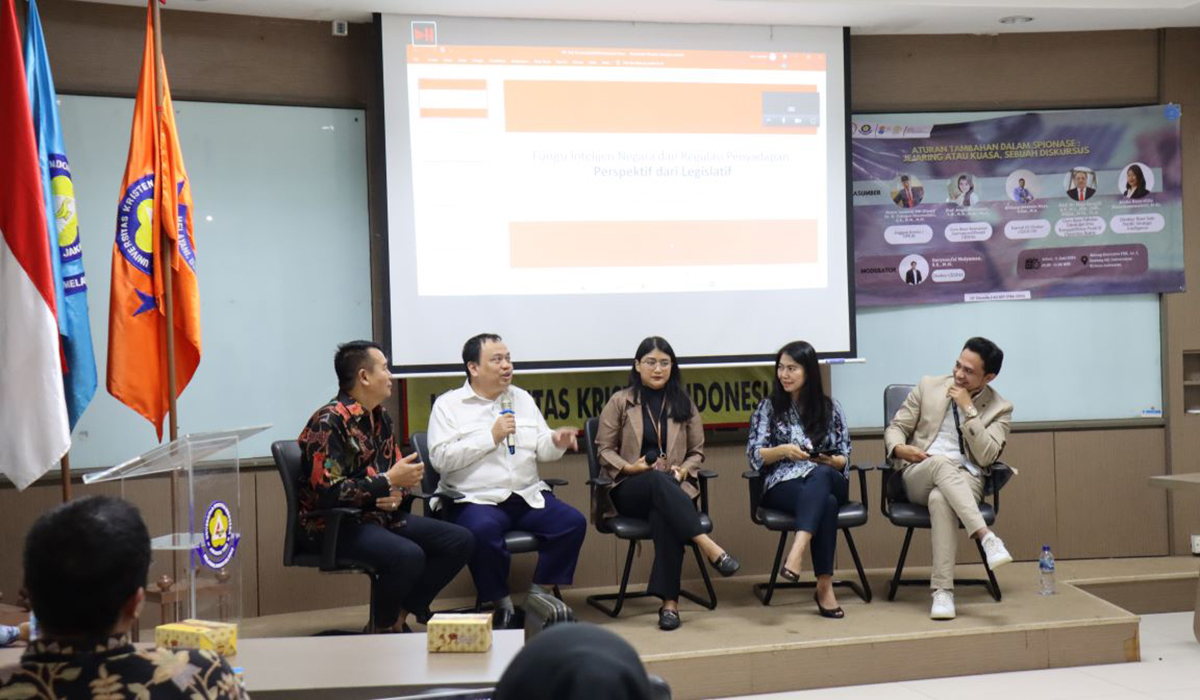Focus Group Discussion (FGD) “Aturan Tambahan dalam Spionase: Jejaring Atau Kuasa, Sebuah Diskursus” di UKI
