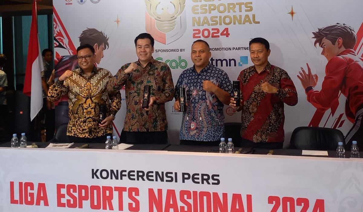 Konferensi pers Liga Esport Nasional 2024