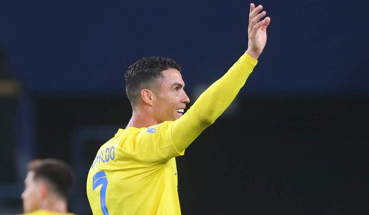 CRISTIANO Ronaldo saat berlaga di Saudi Pro League bersama Al Nassr.