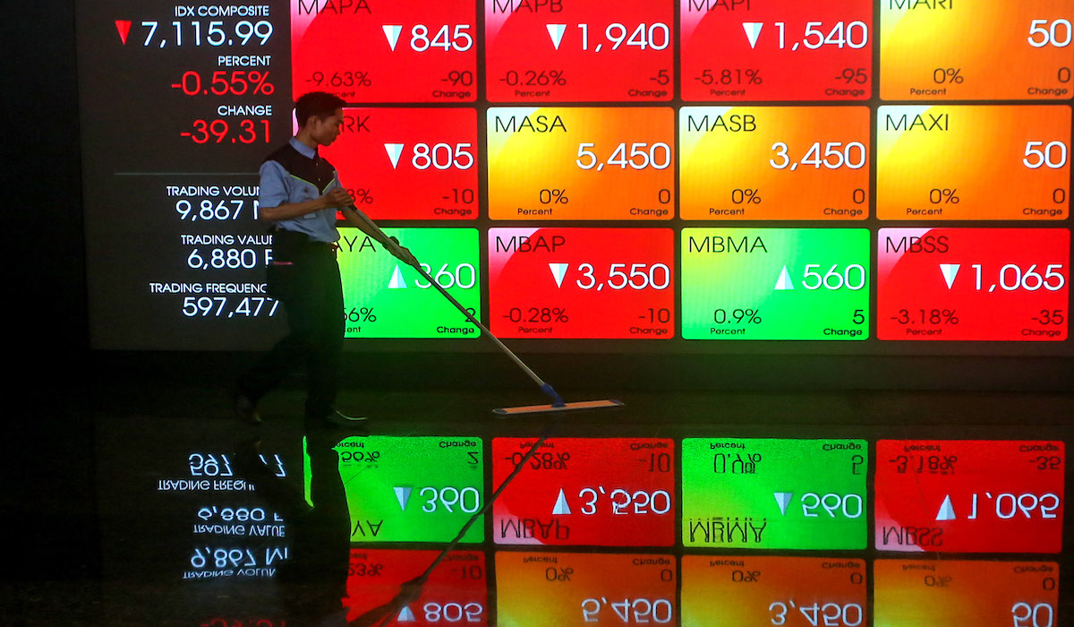 Pergerakan Indeks Harga Saham Gabungan (IHSG) di Bursa Efek Indonesia, Jakarta