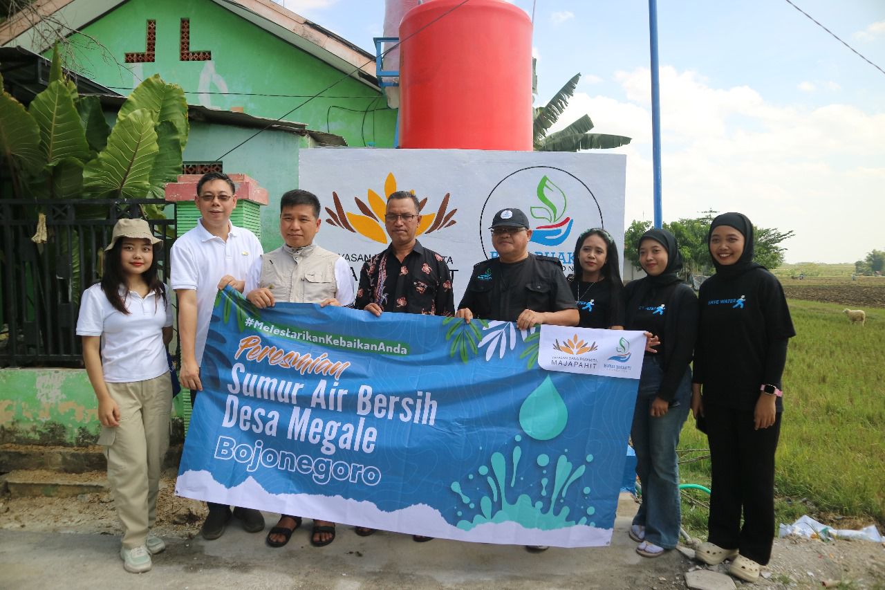 Bantuan air bersih untuk Desa Megale, Bojonegoro