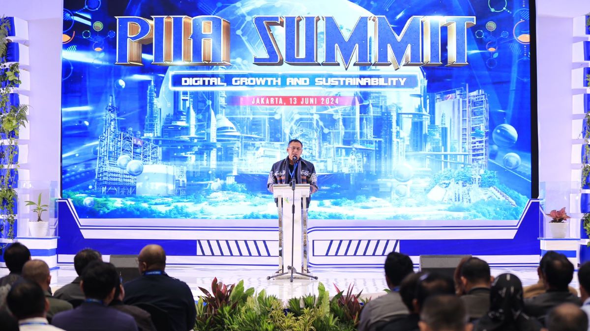 Direktur Utama Pupuk Indonesia Rahmad Pribadi membuka PIIA Summit 2024.