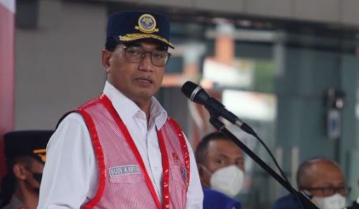 MENTERI Perhubungan (Menhub) Budi Karya Sumadi.