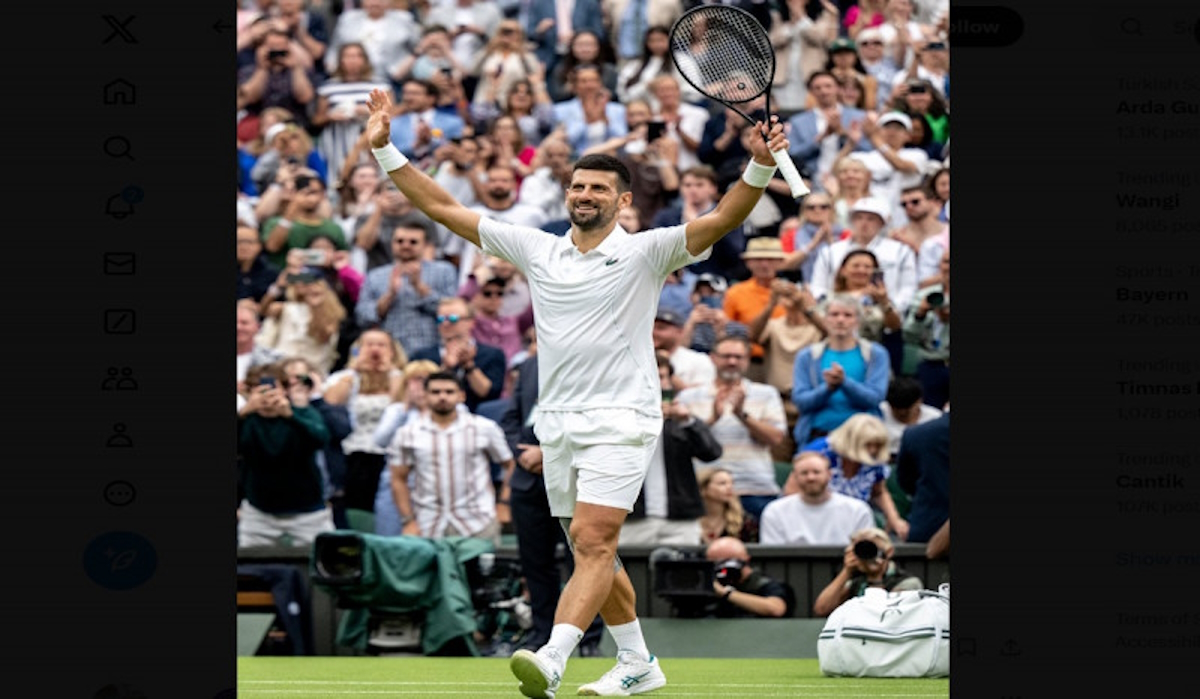 Petenis Serbia Novak Djokovic