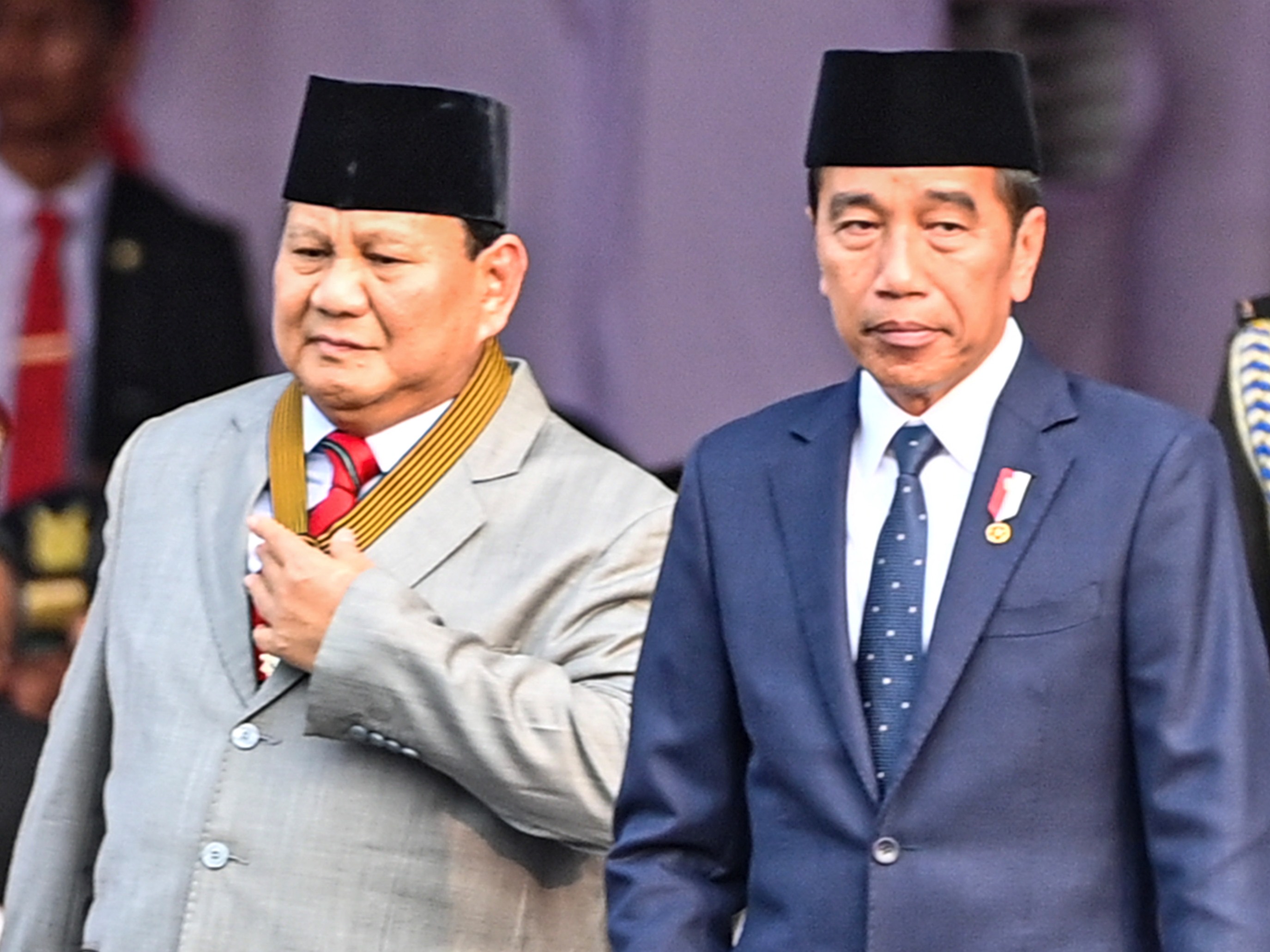 Calon Presiden 2024 Terpilih Prabowo Subianto dan Presiden Joko Widodo