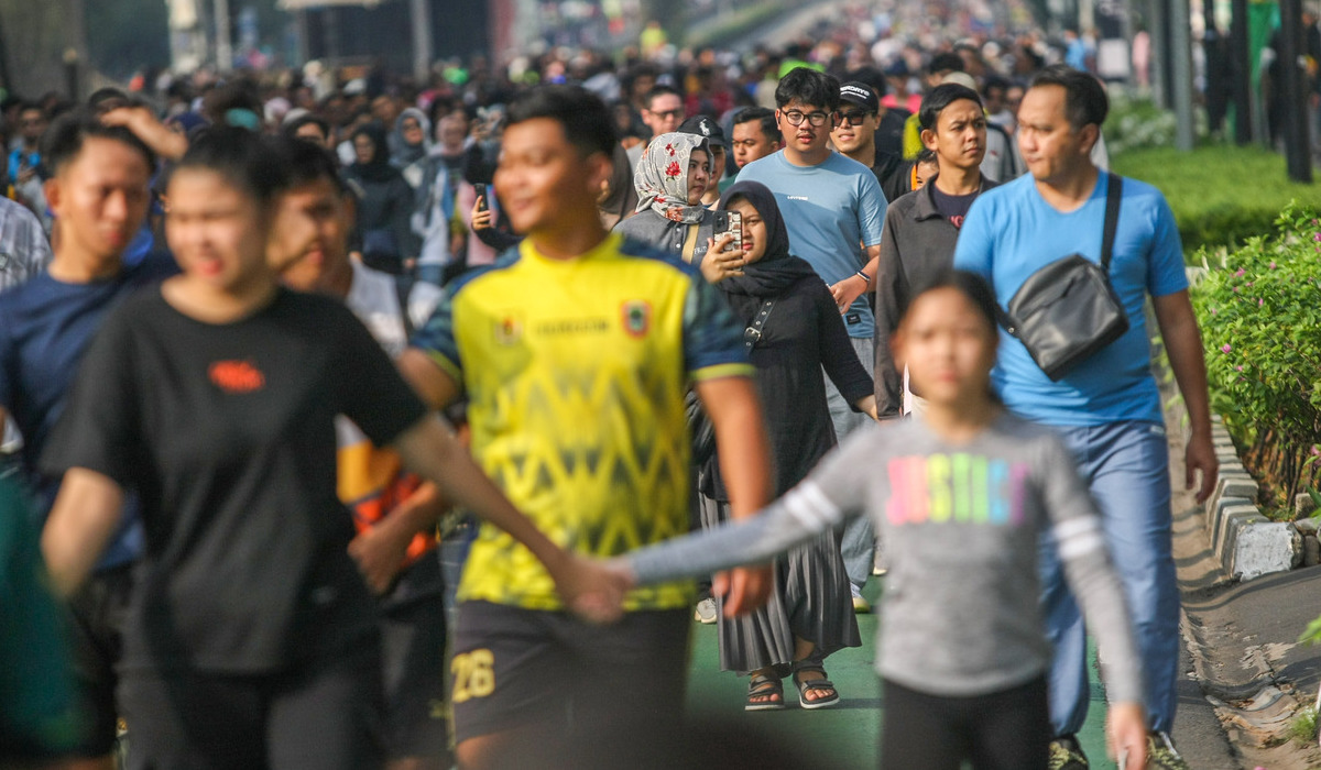 Ilustrasi car free day (CFD).