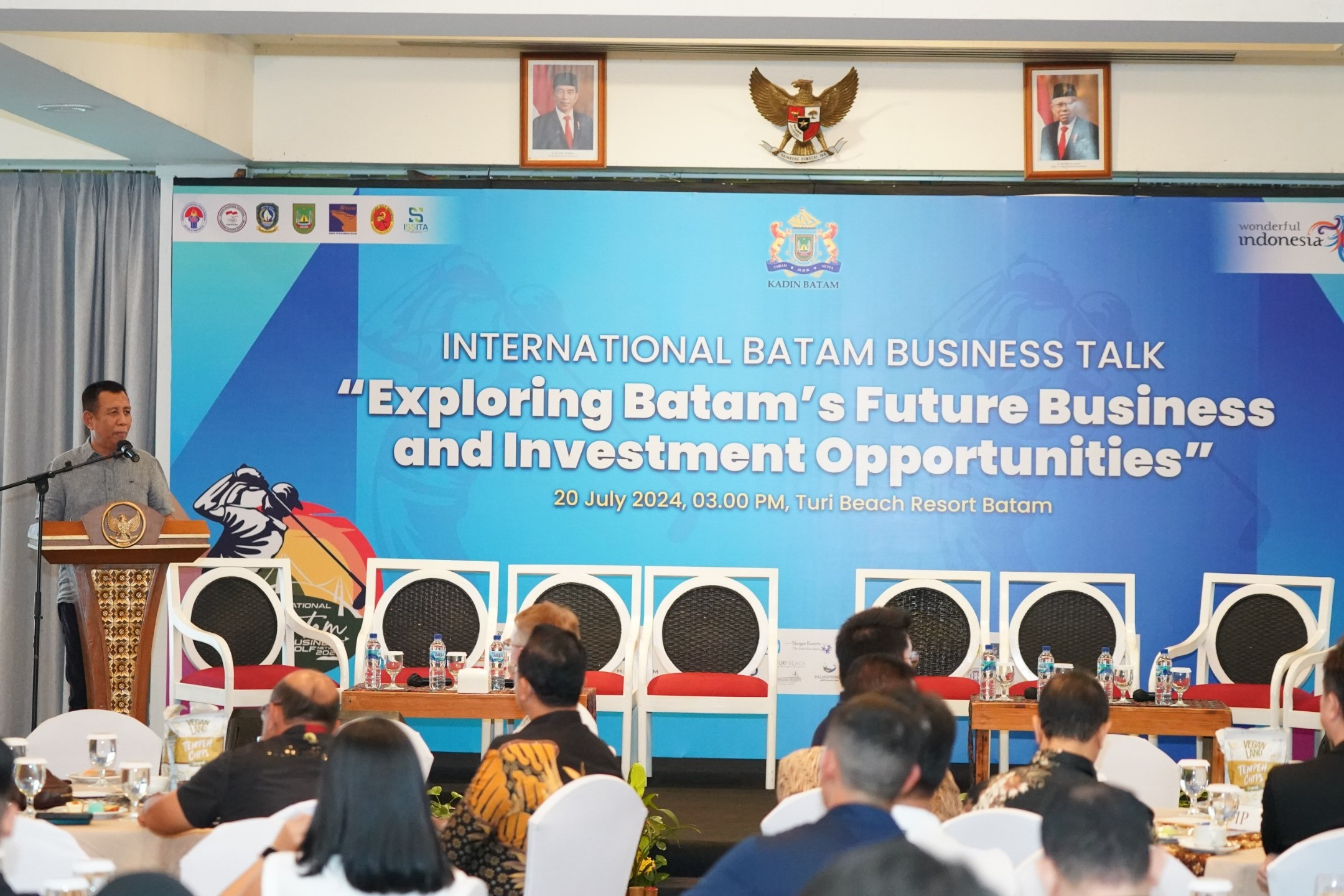 Anggota Bidang Pengusahaan, Wan Darussalam, menghadiri International Batam Business Talk.