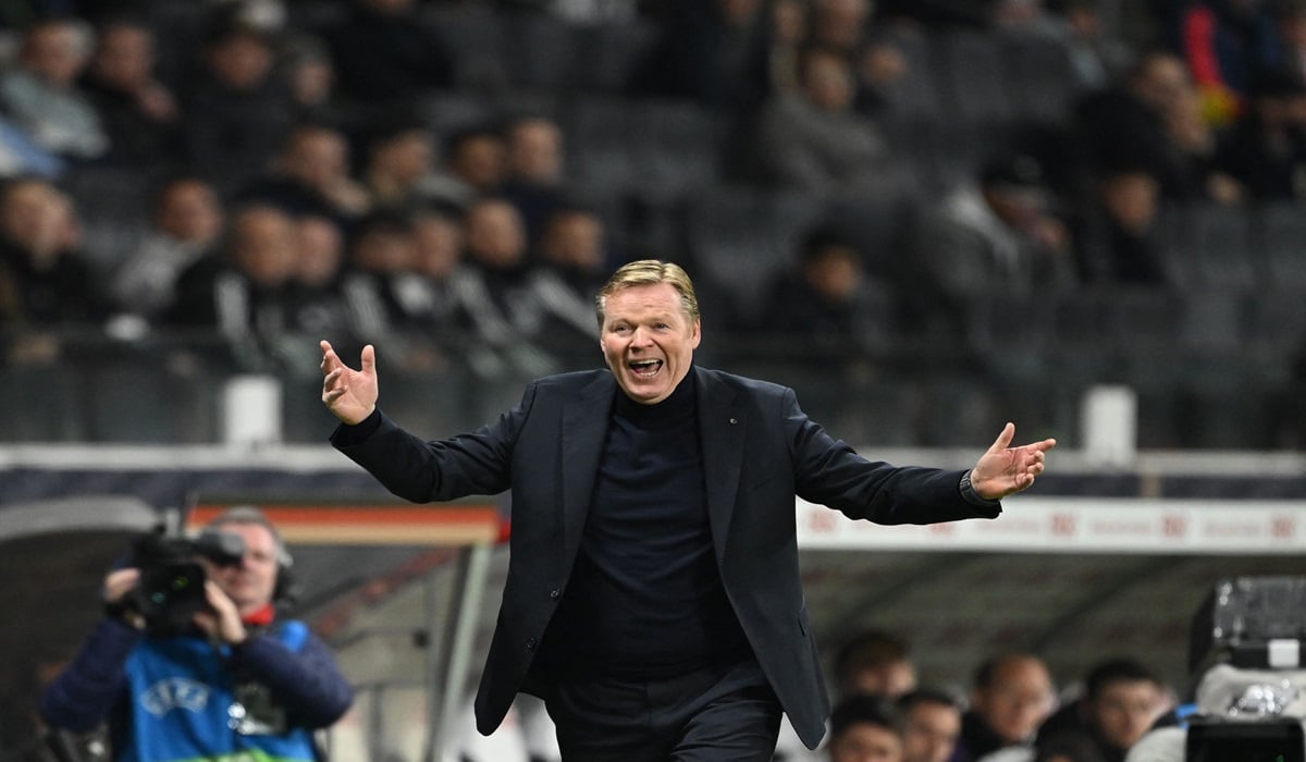 Pelatih timnas Belanda Ronald Koeman