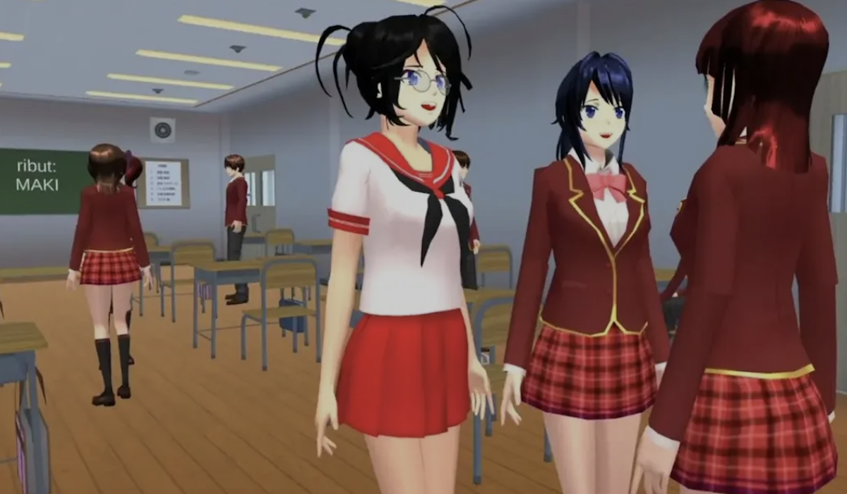 Cara menjadi guru di game Sakura School Simulator