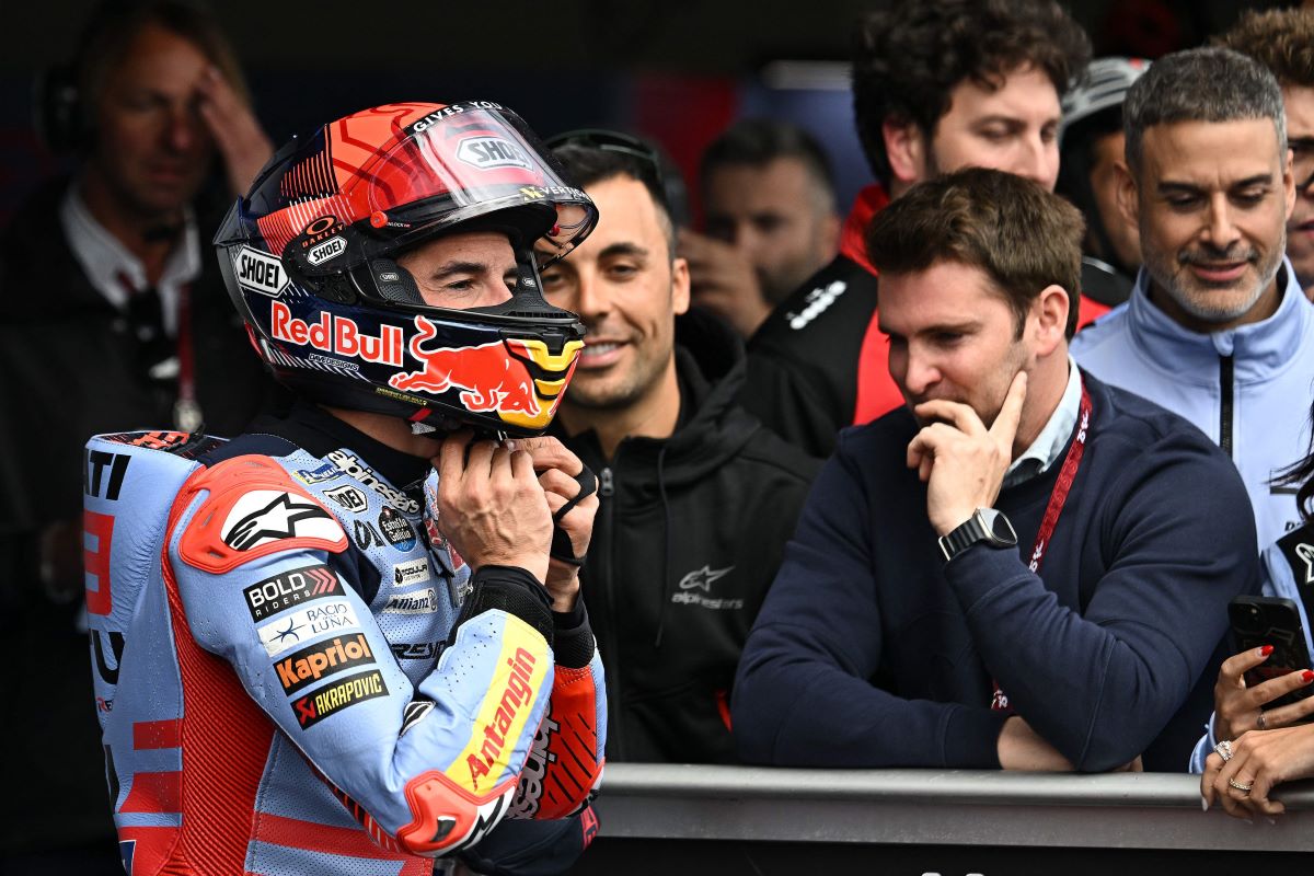 Pembalap Gresini Marc Marquez