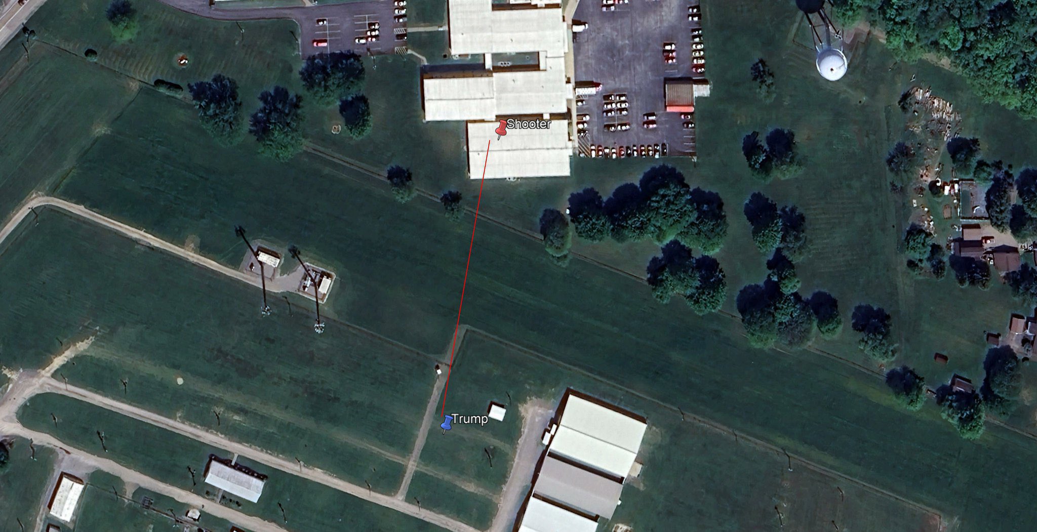 Lokasi Pelaku Penembakan Trump