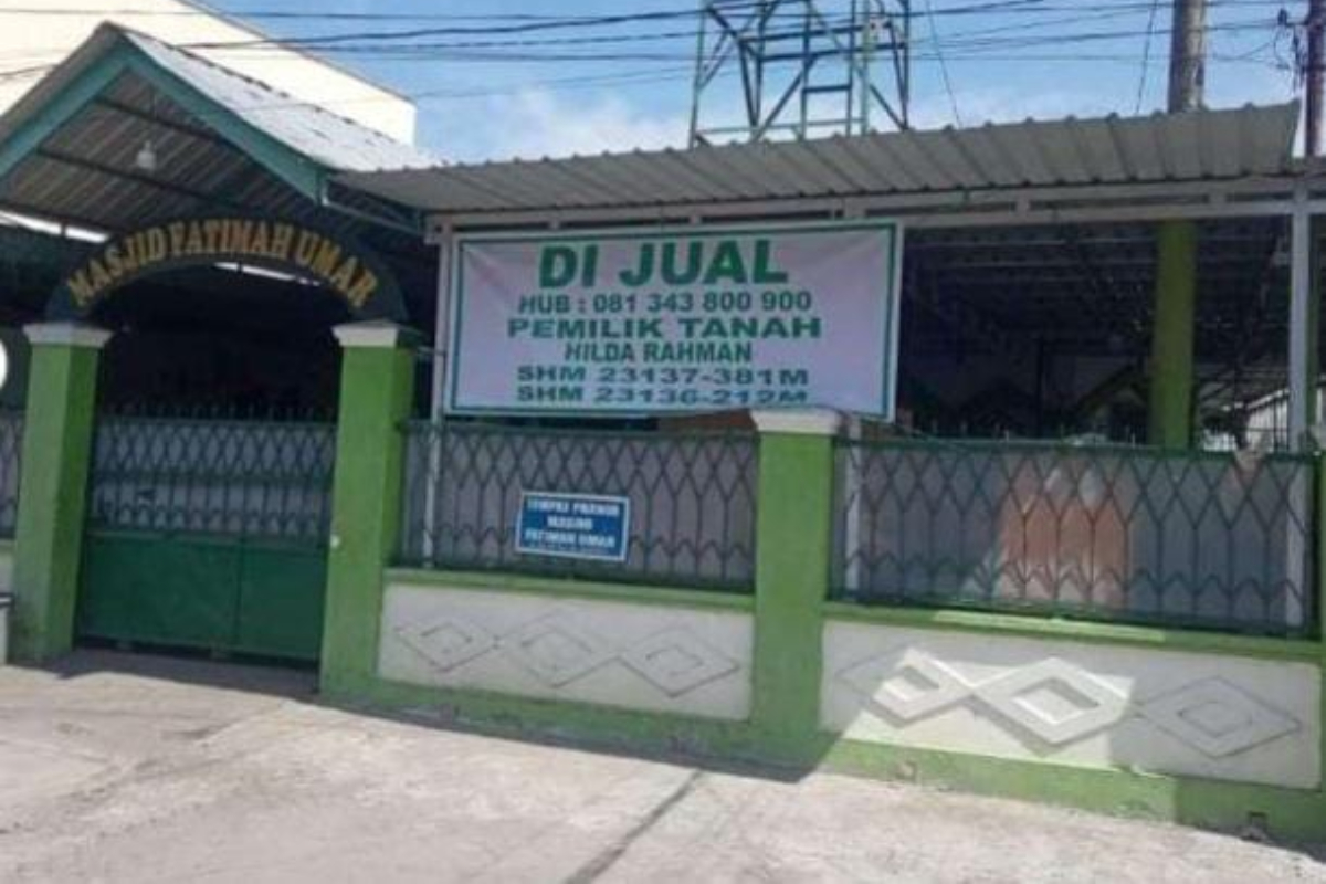 Masjid Fatimah Umar di Makassar viral setelah akan dijual oleh pemilik lahannya