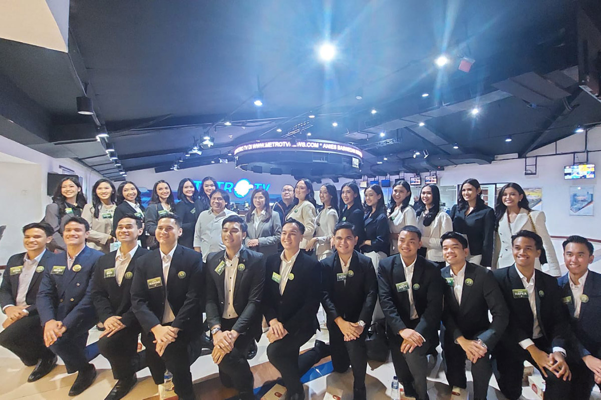 Kunjungan Abang None Jakarta Selatan 2024 ke Media Grup di Jakarta pada Kamis (4/7).